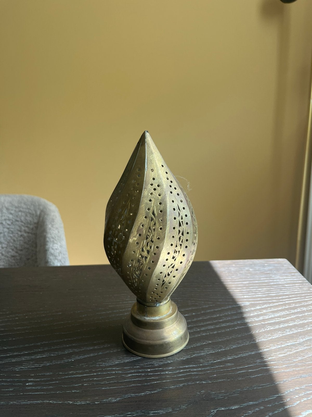 Decoratieve Marokkaanse Lantaarn - Oosterse Sfeer, Gebruikt, Ophalen of Verzenden, Oosters, Goud