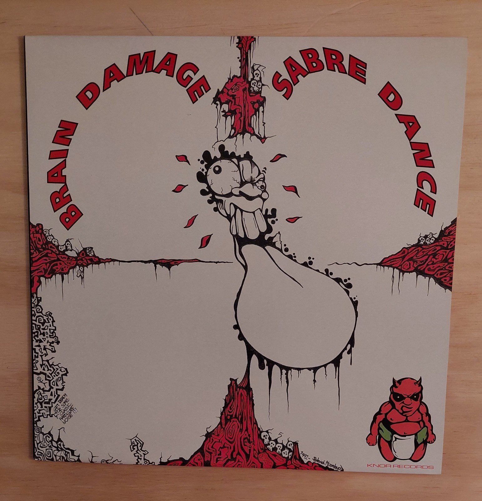 Brain Damage - Sabre Dance (Knor Records) 12 inch vinyl, LP, Hardcore, Ophalen of Verzenden, Zo goed als nieuw