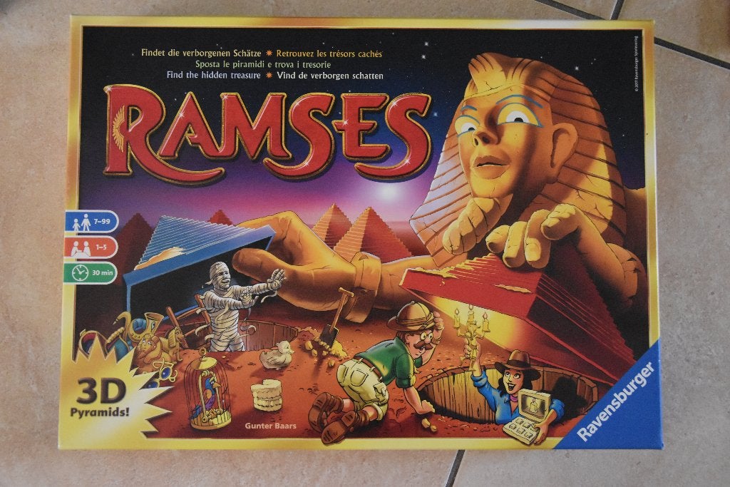 Ramses 3D Piramides Spel - Zo goed als nieuw, Vijf spelers of meer, Ophalen of Verzenden, Zo goed als nieuw, Ravensburger