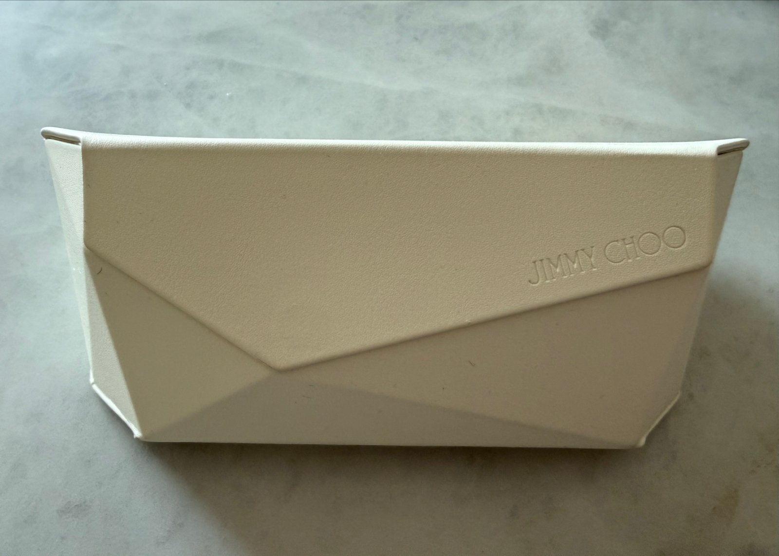 Jimmy Choo brillen etui wit, Overige merken, Gebruikt, Wit, Ophalen of Verzenden