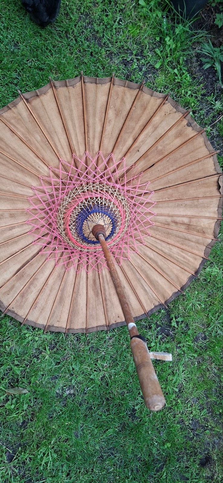 Aziatische oliepapier parasol, Antiek en Kunst, Ophalen of Verzenden