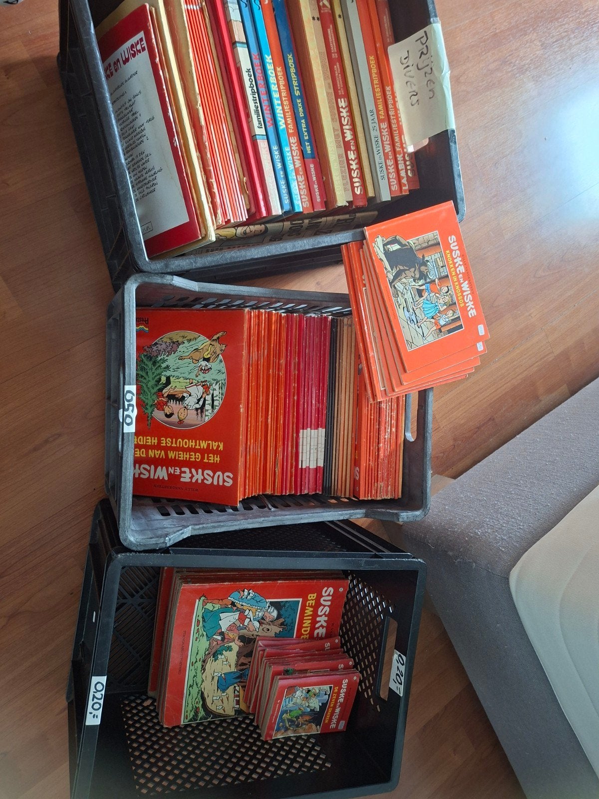 Grote verzameling Suske en Wiske stripboeken, Meerdere stripboeken, Ophalen, Gelezen