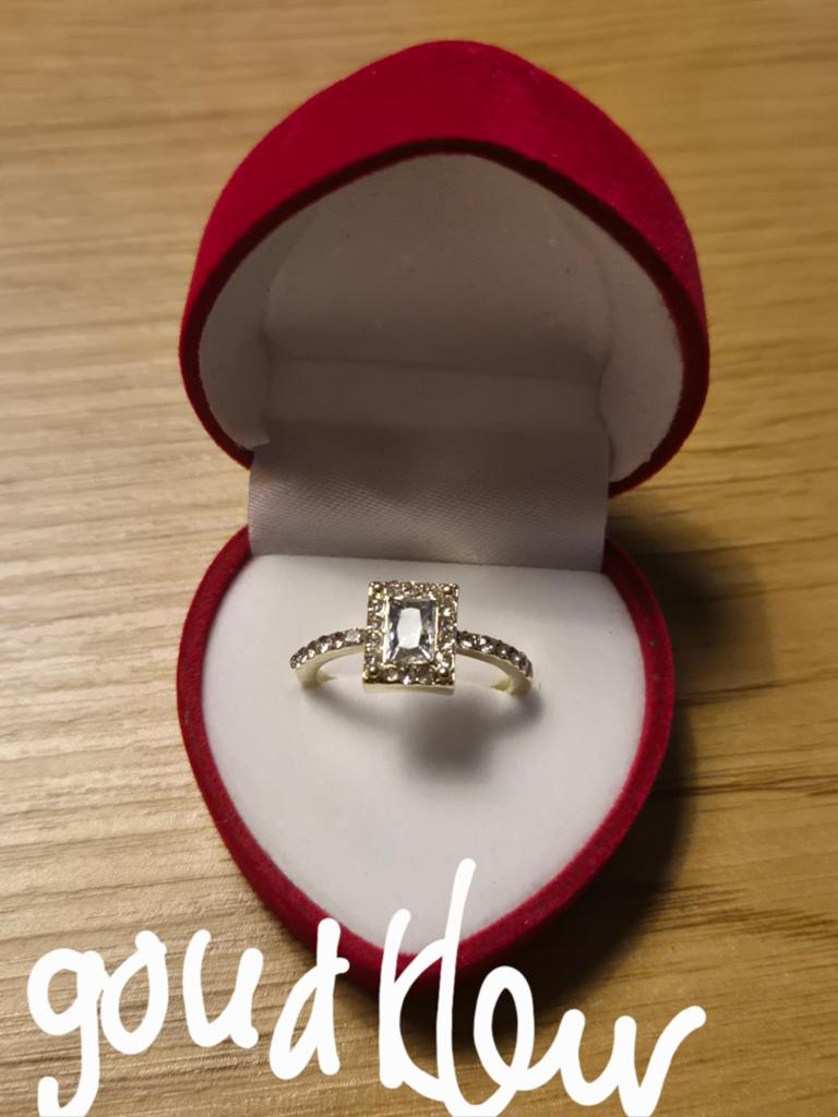 Ring met doosje, Ophalen, Nieuw, Dame, Zilver