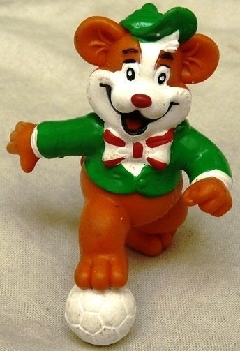 Figure PVC Boink de Beer - Voetballer, Look-O-Look, 1998.(1), Ophalen of Verzenden, Gebruikt, Overige typen