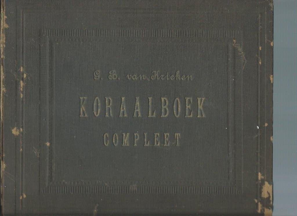 Koraalboek compleet G.B. van Krieken, Orgel, Gebruikt, Verzenden, Religie en Gospel