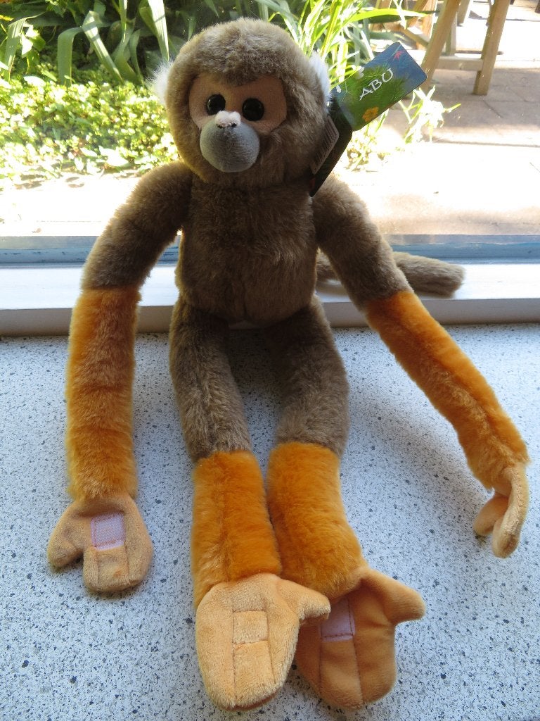 Aap ABU merk Bright Loyalty meet ca 48 cm totaal, Nieuw, Ophalen of Verzenden, Wasbaar, Middelgroot (20 tot 80 cm)