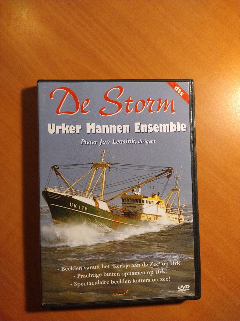 DVD Urker Mannen Ensemble - De Storm, Vanaf 16 jaar, Ophalen of Verzenden, Zo goed als nieuw