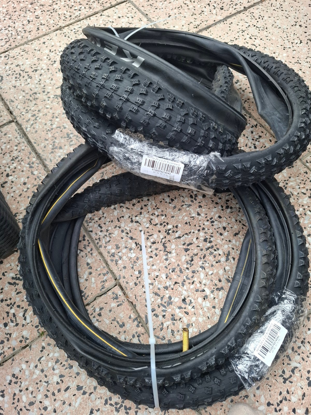 2 Splinternieuwe 29 x 2.20 Mountainbike banden + Binnenband, Band, Nieuw, Ophalen of Verzenden, Mountainbike