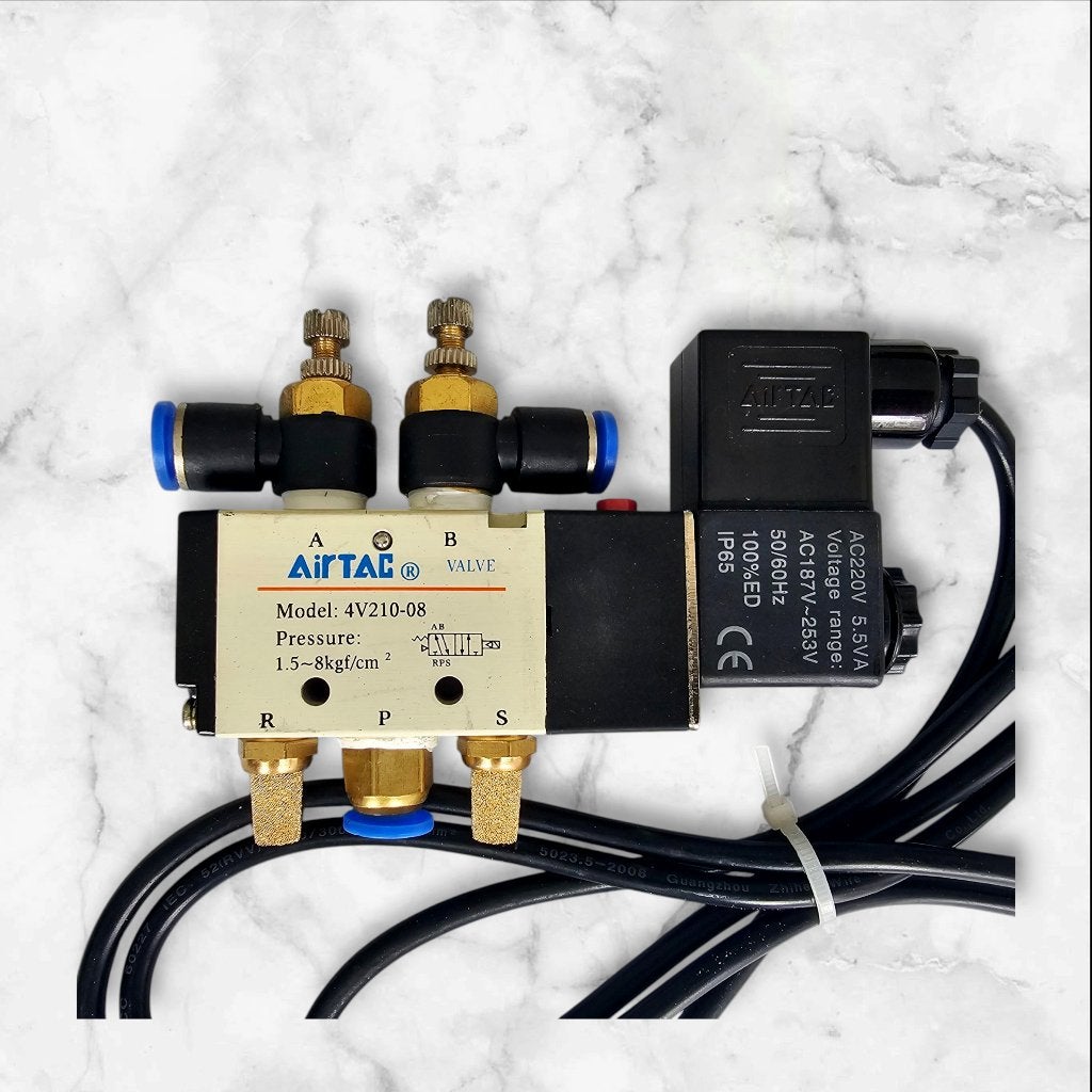 AirTAC 4V210-08 Magneetventiel Set - AC 220V, Ophalen of Verzenden, Nieuw