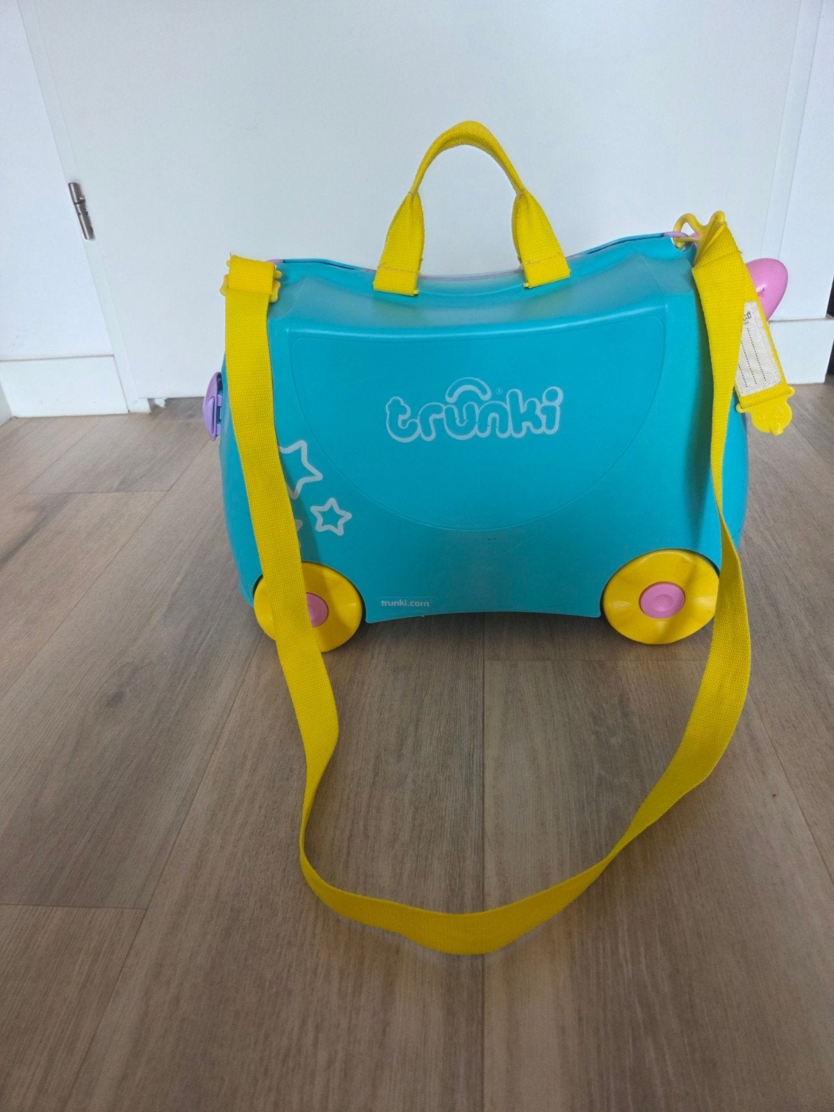 Trunki Unicorn kinderkoffer, Sieraden, Tassen en Uiterlijk, Koffers, Ophalen, Hard kunststof, Minder dan 50 cm, Zo goed als nieuw