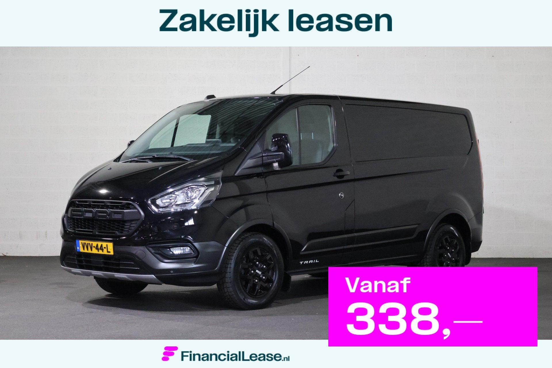 Ford Transit Custom 2.0 TDci 170pk L1 H1 Trail Leer Trekhaak, Voorwielaandrijving, Euro 6, 4 cilinders, Leder