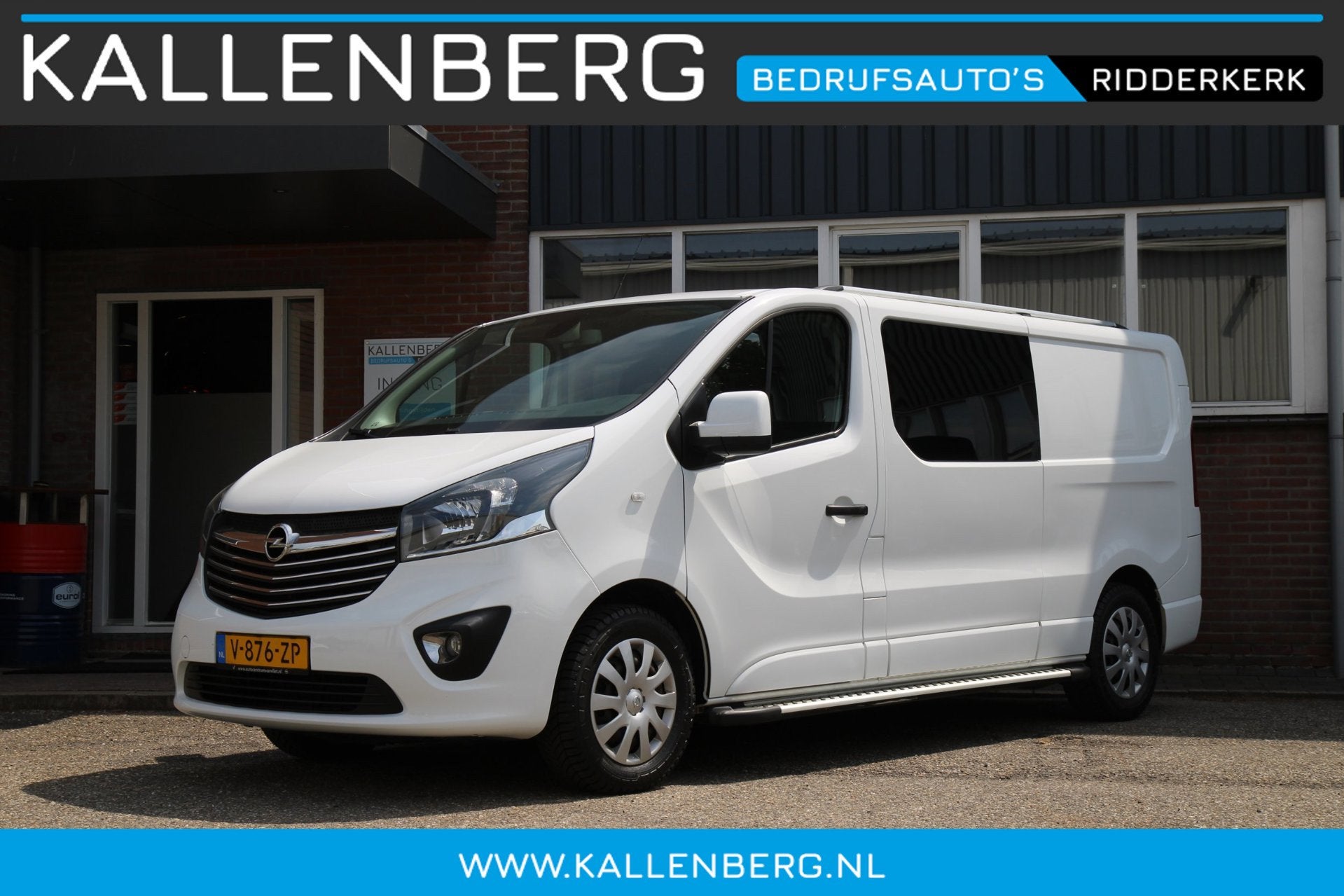 Opel Vivaro 1.6 CDTI L2H1 Edition Dubbel Cabine / Camera / N, Auto's, Bestelauto's, Gebruikt, 4 cilinders, 2000 kg, Wit