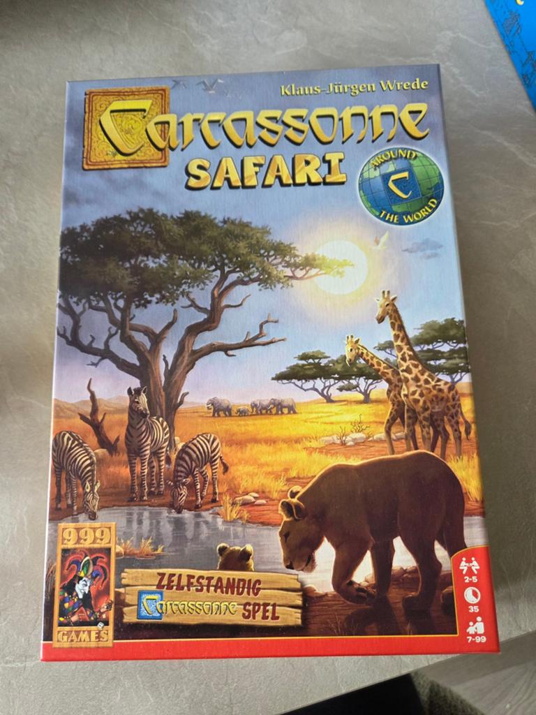 Carcassonne safari, Hobby en Vrije tijd, Gezelschapsspellen | Bordspellen, Vijf spelers of meer, Ophalen of Verzenden, Nieuw, 999 games.
