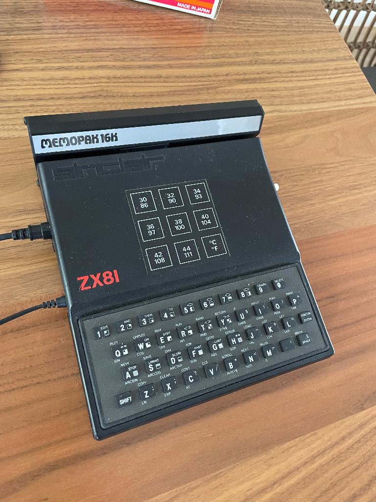 Sinclair ZX81 met extra 16K, Ophalen of Verzenden, Sinclair