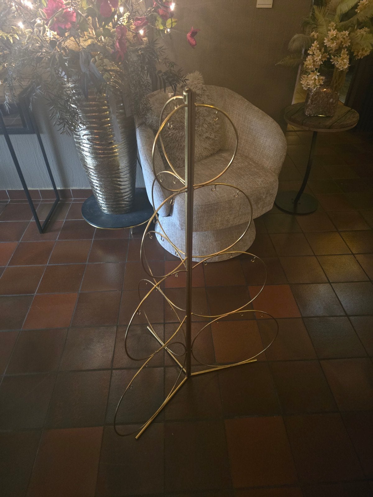 goudkleurige kerstboom voor ballen, Ophalen of Verzenden, Nieuw