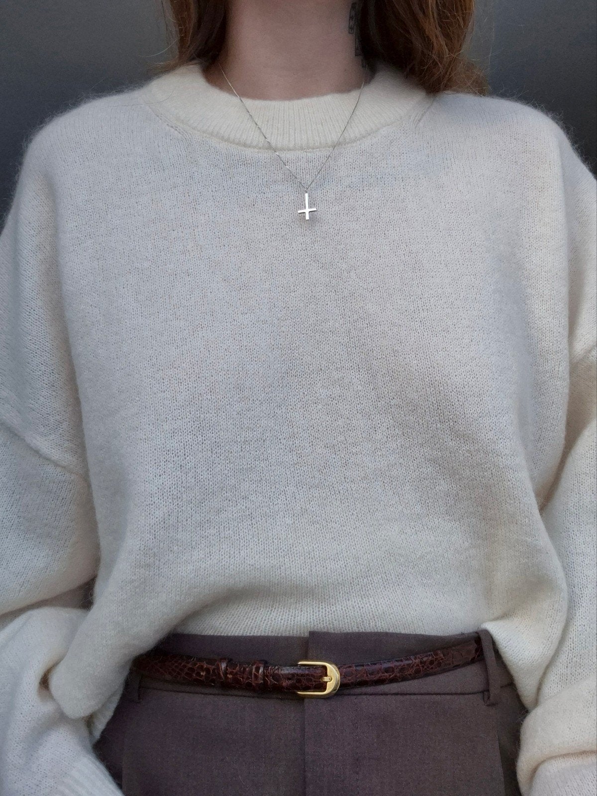 H&M Premium Selection mohair trui, Kleding | Dames, Truien en Vesten, H&M, Wit, Maat 46/48 (XL) of groter, Nieuw