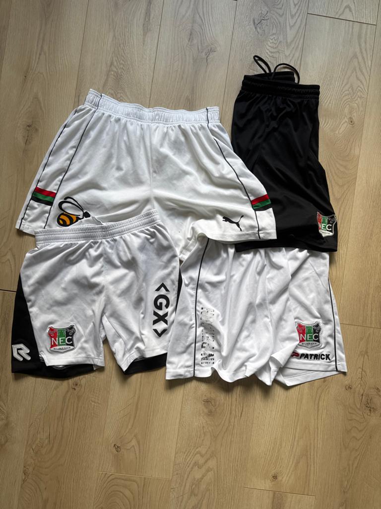 NEC Nijmegen Korte Broeken - Diverse Maten en Merken, Kleding | Heren, Sportkleding, Verzenden, Wit, Overige maten, Voetbal
