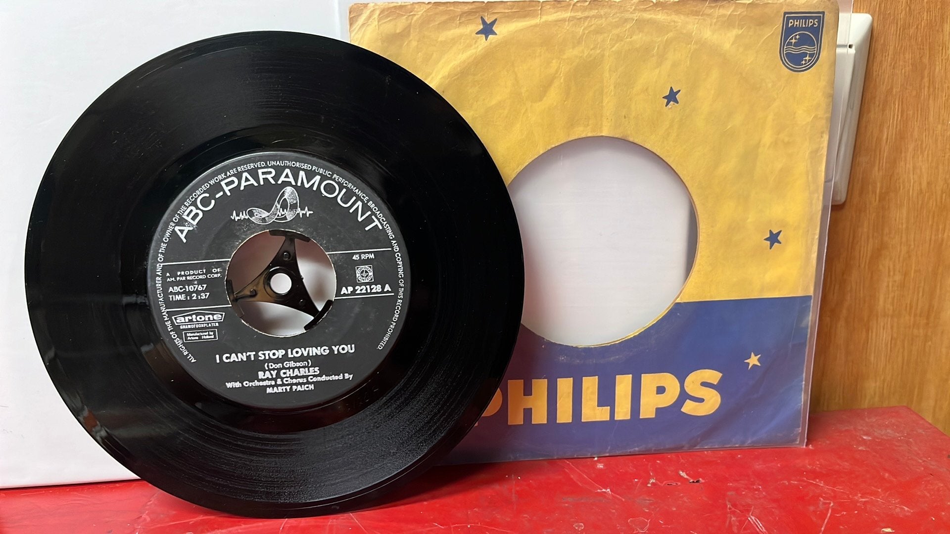 Ray Charles I can’t stop loving you, Ophalen of Verzenden, Gebruikt, 7 inch, Pop