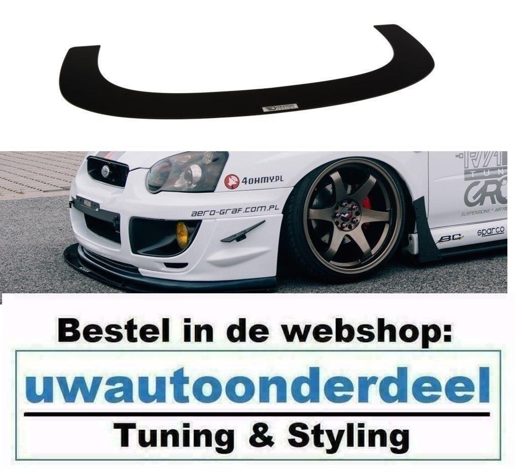 Maxton Spoiler Lip Splitter Voor Subaru Impreza MK2 WRX