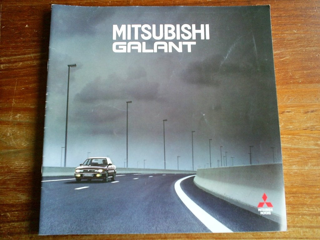 Mitsubishi Galant [ 9 / 1991 ], Verzenden, Zo goed als nieuw, Mitsubishi