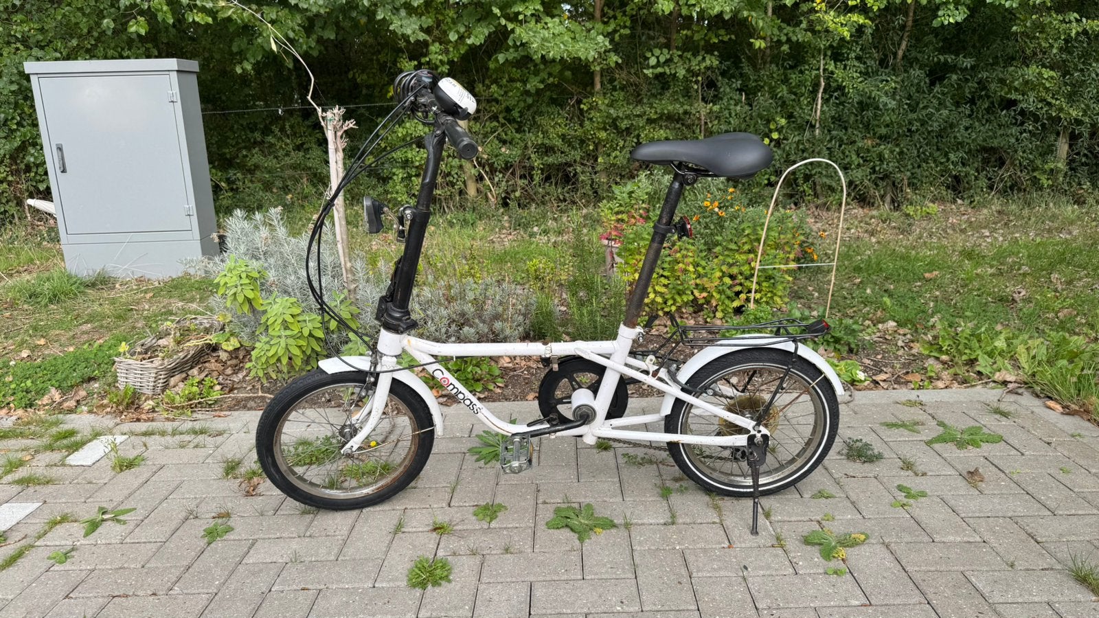 Compass goede minifiets, Fietsen en Brommers, Ophalen, Gebruikt, 16 tot 18 inch
