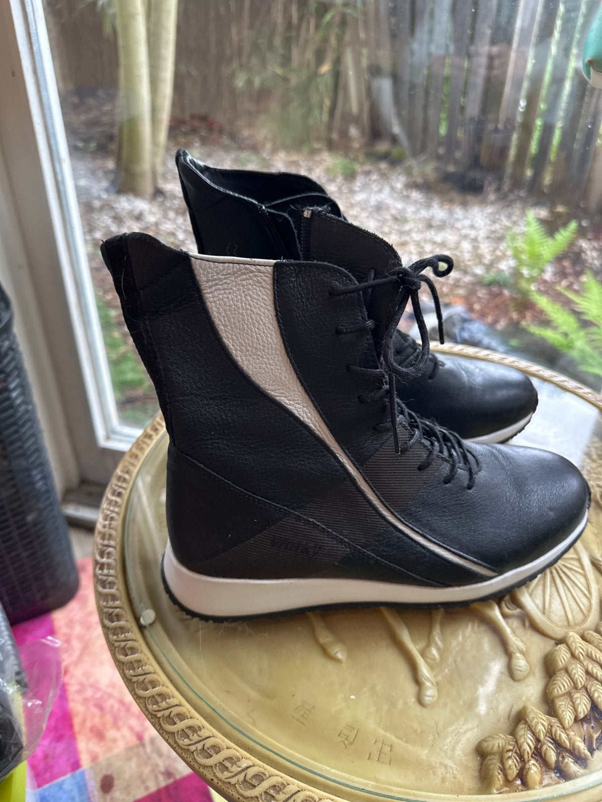 Wolky hoge sneakers/enkellaarzen, maat 40, zwart, Kleding | Dames, Schoenen, Ophalen, Zo goed als nieuw, Zwart, Sneakers of Gympen