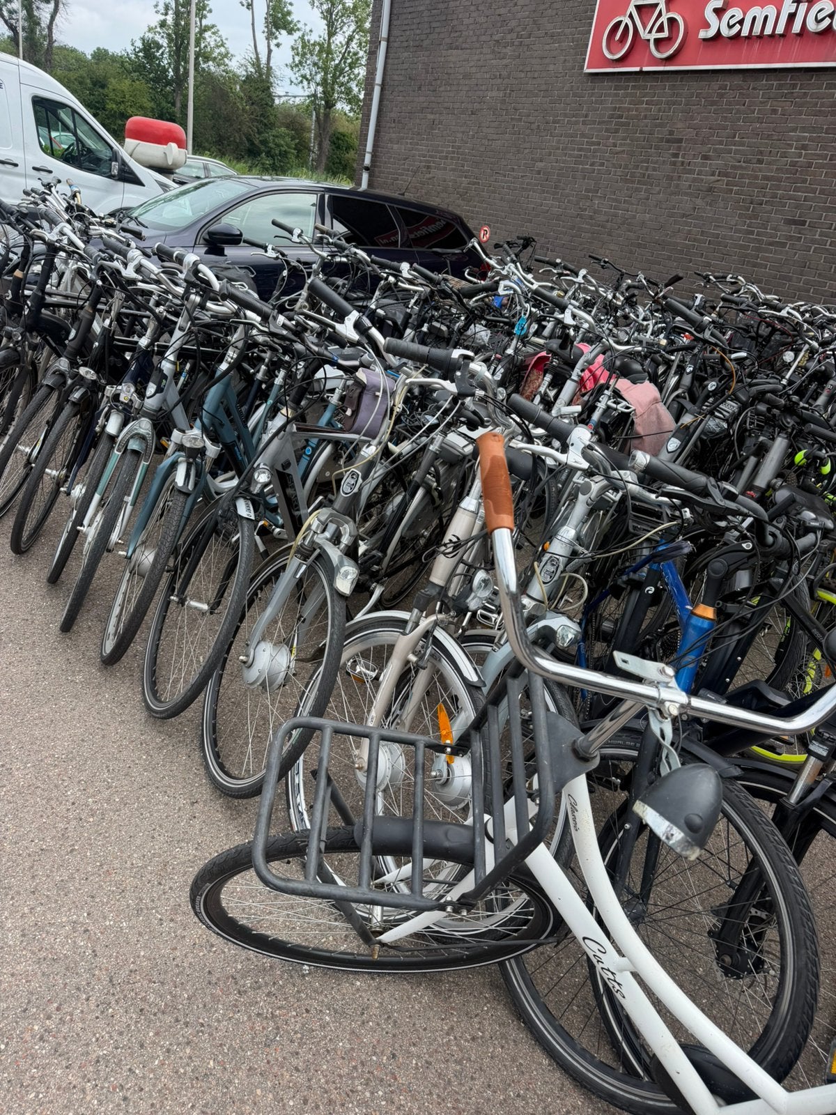 Partij gebruikte fietsen 150 stuks, Gebruikt, Gazelle, Batavus, Ophalen of Verzenden