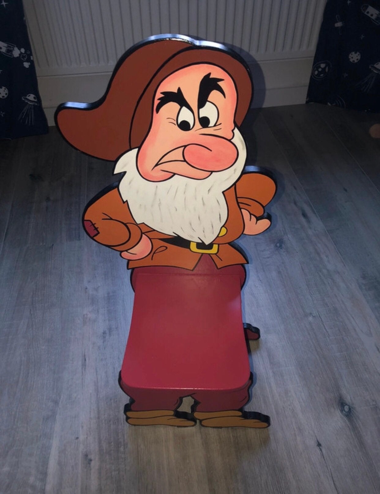 Hele gave Grumpy disney stoel -Sneeuwwitje &de zeven dwergen, Ophalen of Verzenden, Sneeuwwitje of Doornroosje, Zo goed als nieuw