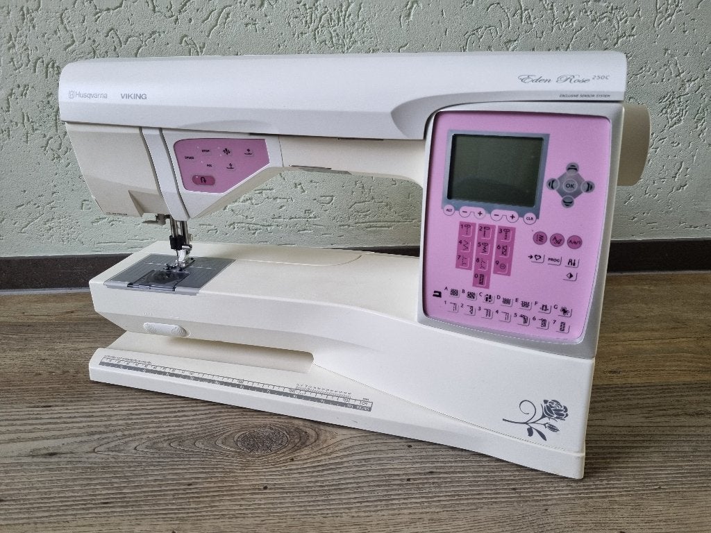 Husqvarna Eden Rose 250C Naaimachine - Zo goed als nieuw!, Hobby en Vrije tijd, Naaimachines en Toebehoren, Ophalen of Verzenden