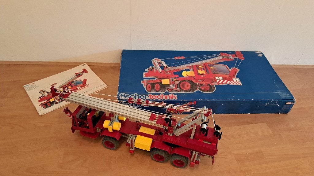 Fischer Technik Kraanwagen - 30474 - Teleskop-Mobilkran, Kinderen en Baby's, Speelgoed | Educatief en Creatief, Ophalen of Verzenden