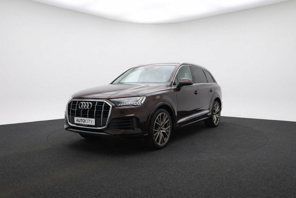 Audi Q7 55 TFSI e quattro S Line Velgen l Pano l Leder l Mem, Auto's, Audi, Euro 6, 2995 cc, 38 km/l, Leder