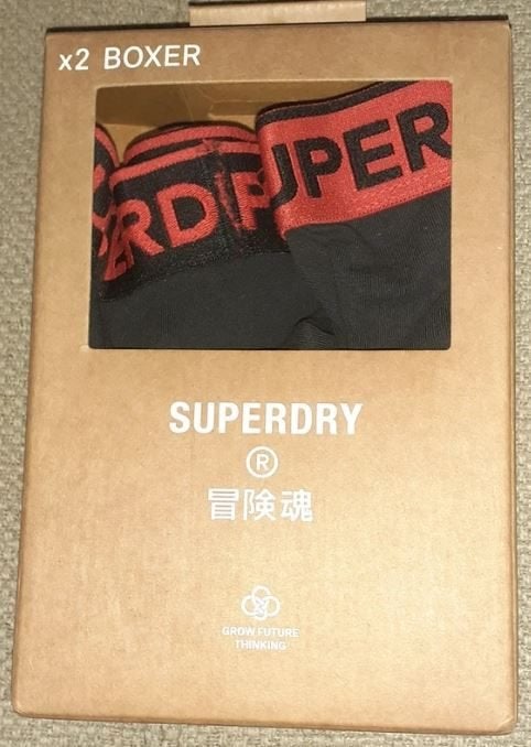 boxer trunk heren set 2 Superdry S, Kleding | Heren, Ondergoed, Ophalen of Verzenden, Zwart, Boxer