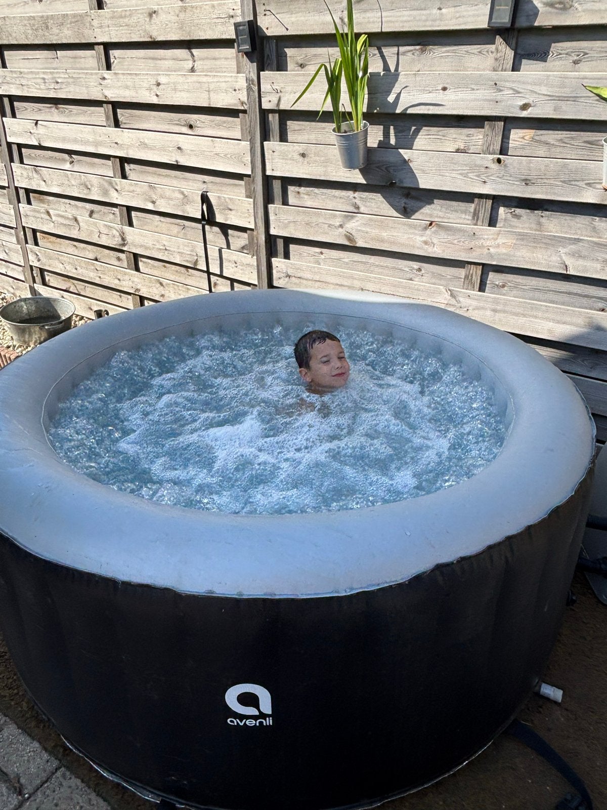 Opblaasbare Jacuzzi Avenli - gebruikt, Ophalen, 200 tot 300 cm, 80 tot 120 cm, Rond