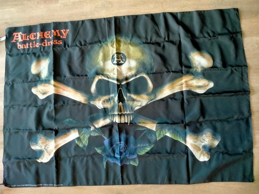 Alchemy Battle-dress vintage 1992 muziek gothic vlag RARE, Ophalen of Verzenden, Zo goed als nieuw, Overige typen