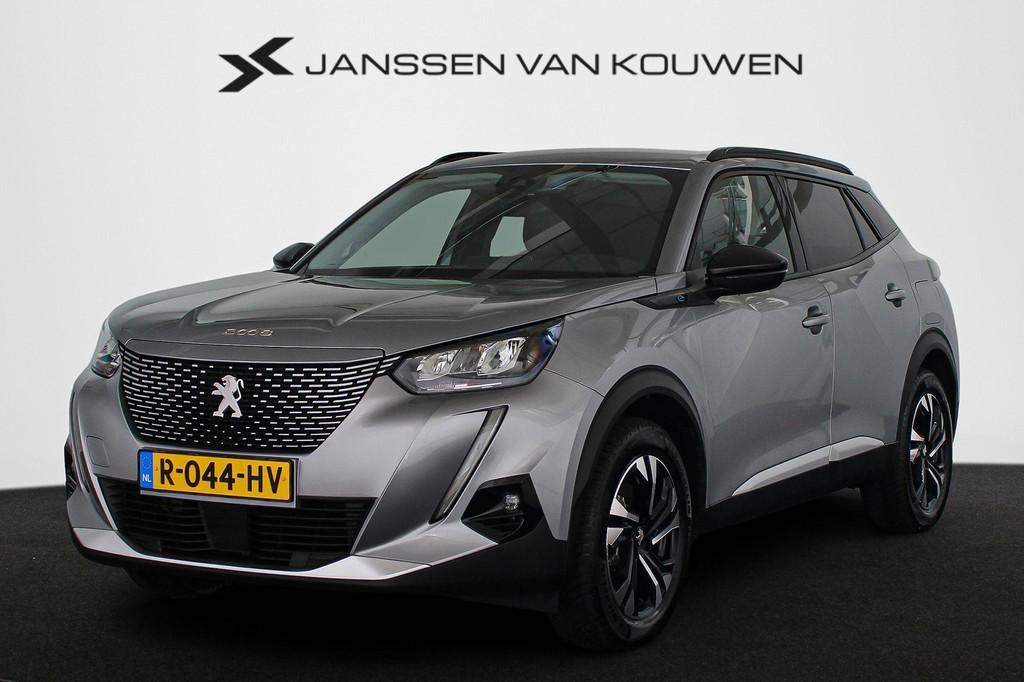 Peugeot e-2008 EV Allure Pack 50 kWh Stoelverwarming Airco C, 330 km, 136 pk, Gebruikt, Leder en Stof