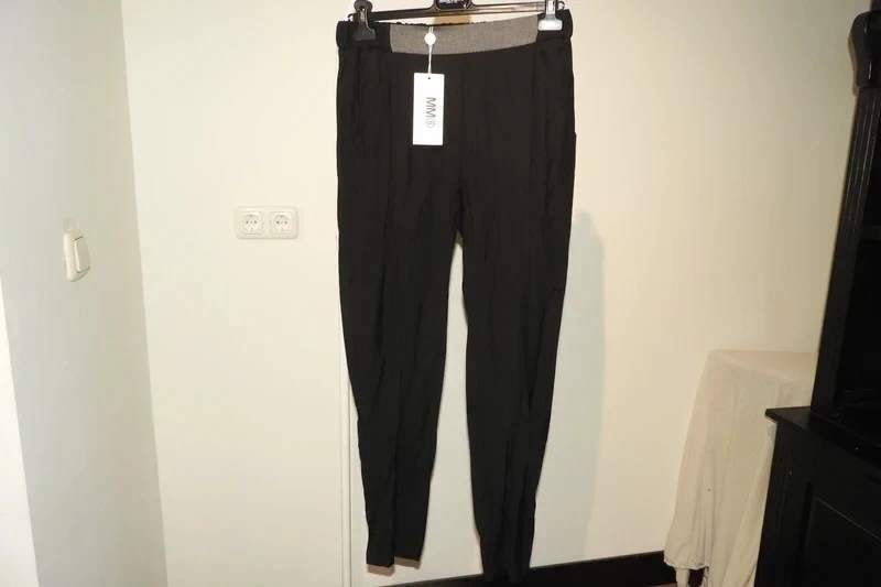 MM6 Maison Martin Margiela nieuwe broek elastisch taille42, Verzenden, Zwart, Nieuw, Maat 36 (S)