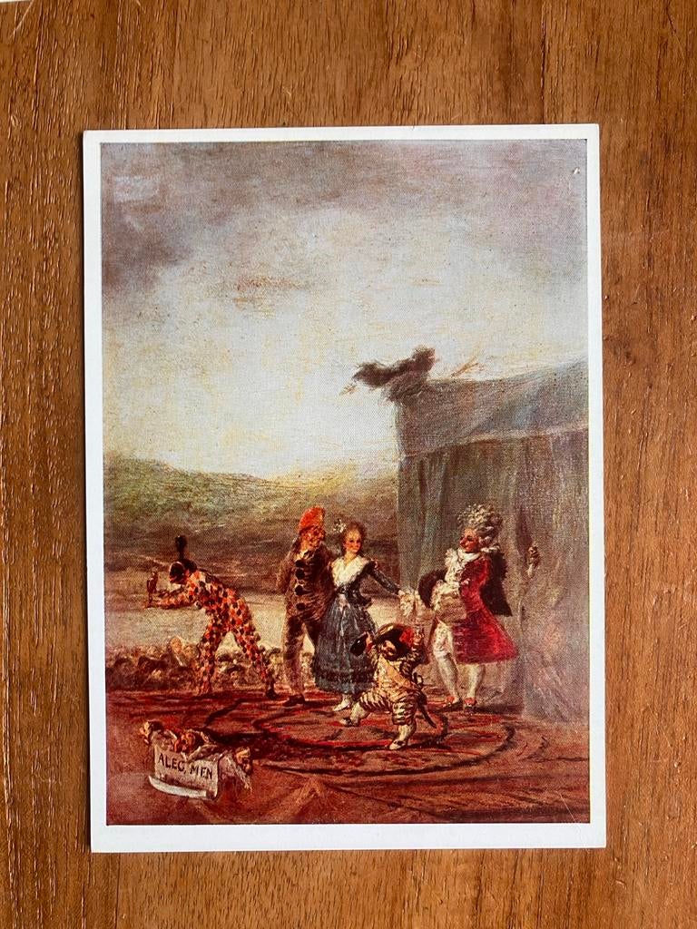 Francisco de Goya - Herumziehende Gaukler (Vagrant Jugglers), Verzamelen, Ophalen of Verzenden, 1960 tot 1980, Ongelopen, Overige thema's