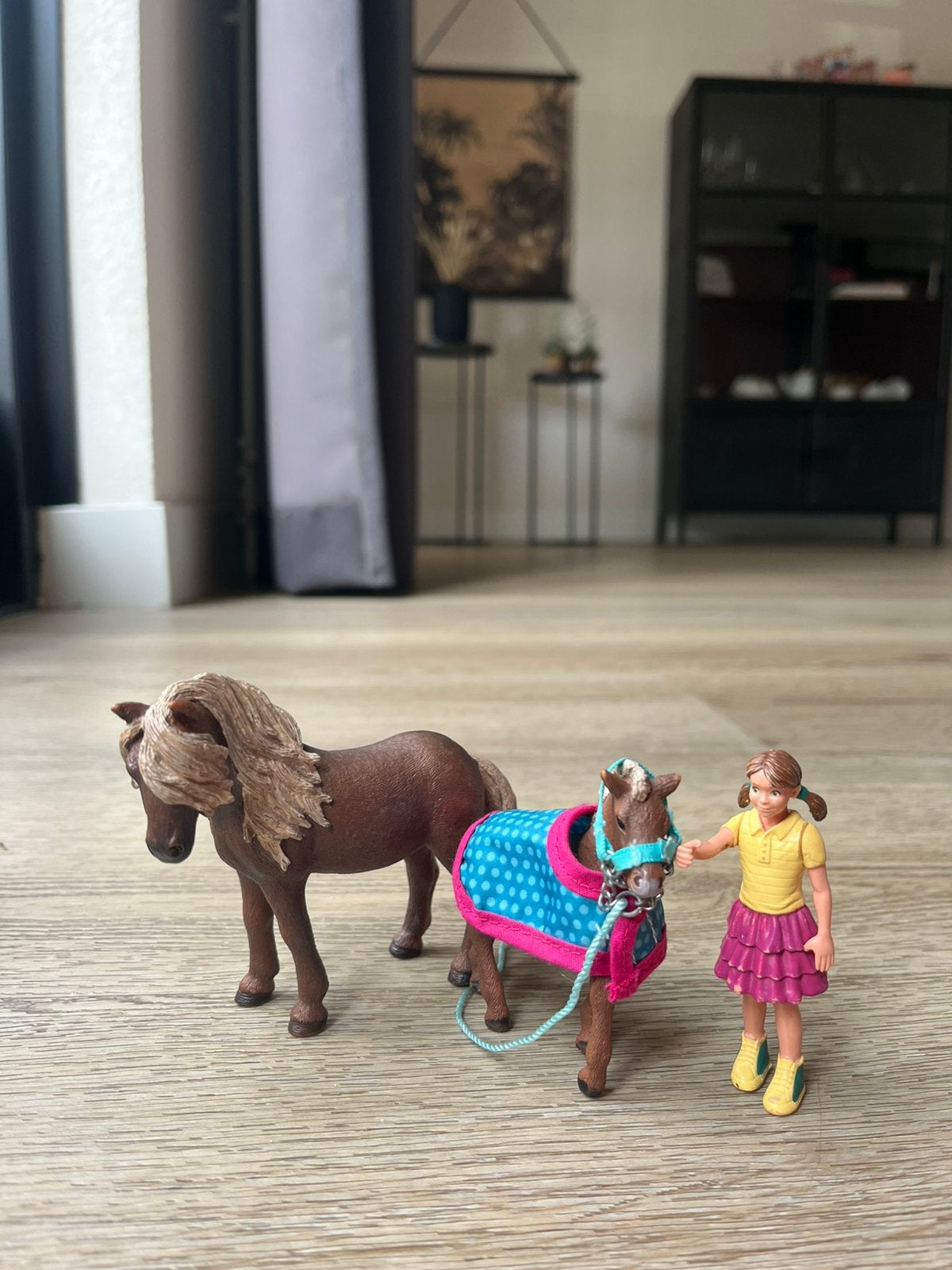 Schleich ijslander moeder en veulen, Ophalen, Gebruikt