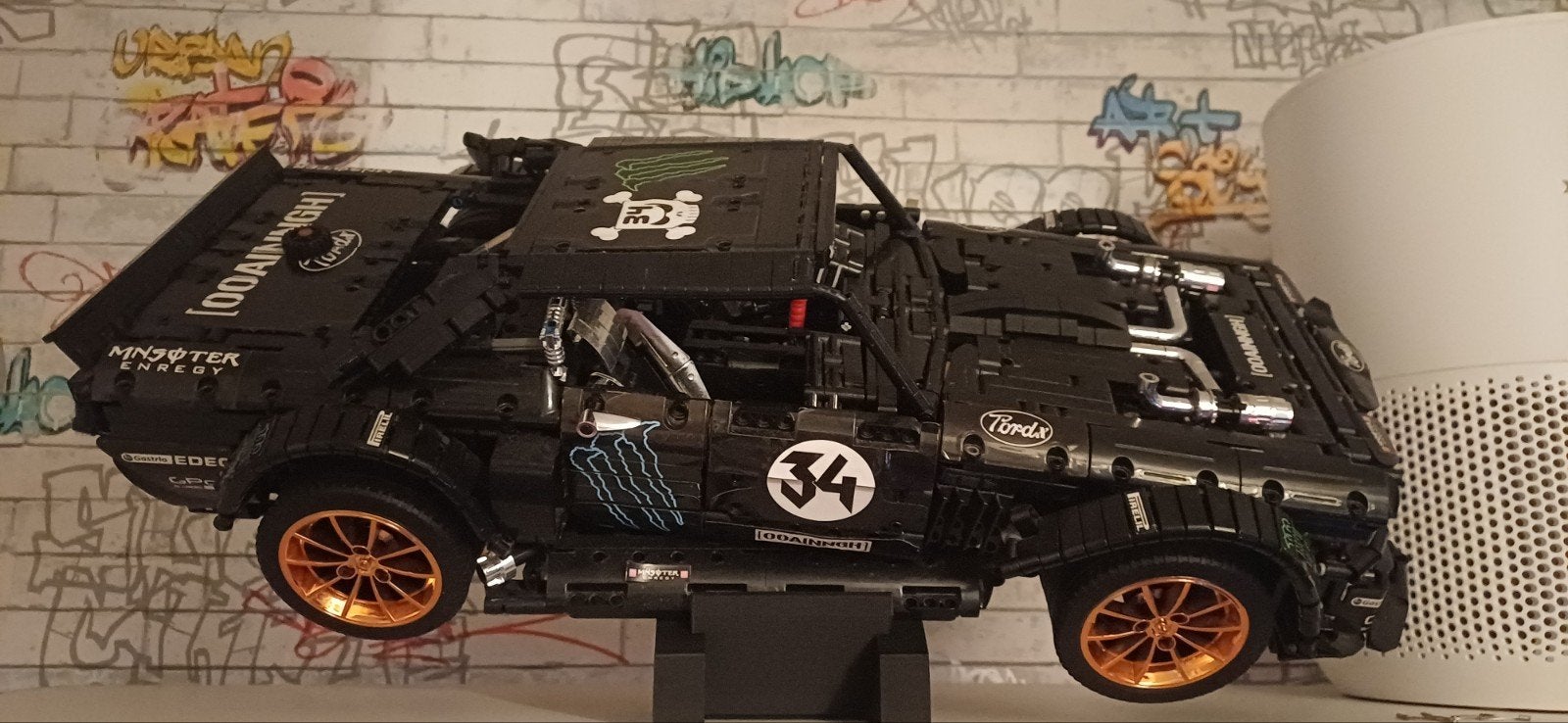 1:18 Aliexpress Lego Hoonicorn set van Ken Block, Ophalen, Gebruikt, Auto, Overige merken