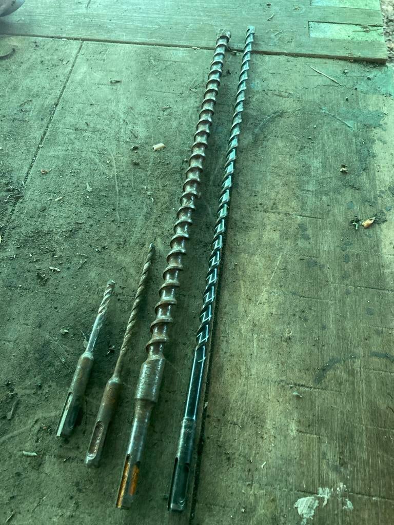 SDS Boorhamer boren set - Diverse maten, Ophalen of Verzenden, Gebruikt, Overige typen, Klopboormechanisme