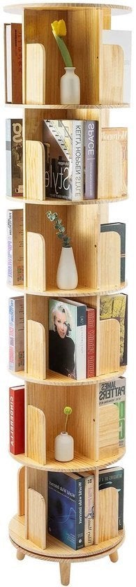 Boekenplank Draaibare Boekenkast Boekenrek Boekenhouder Rota, Corvance B.V., Verzenden, Nieuw, Corvancebol@gmail.com