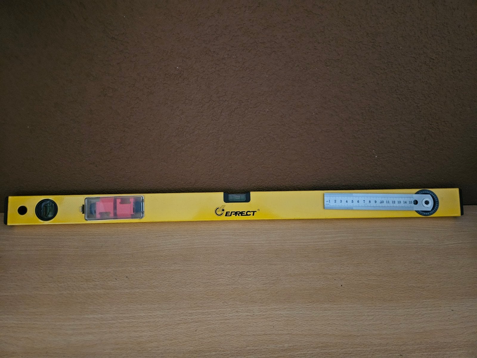 Waterpas 80 cm met gradenboog en meetlint. Eprect, Ophalen of Verzenden, Gebruikt, Waterpas, Overige merken