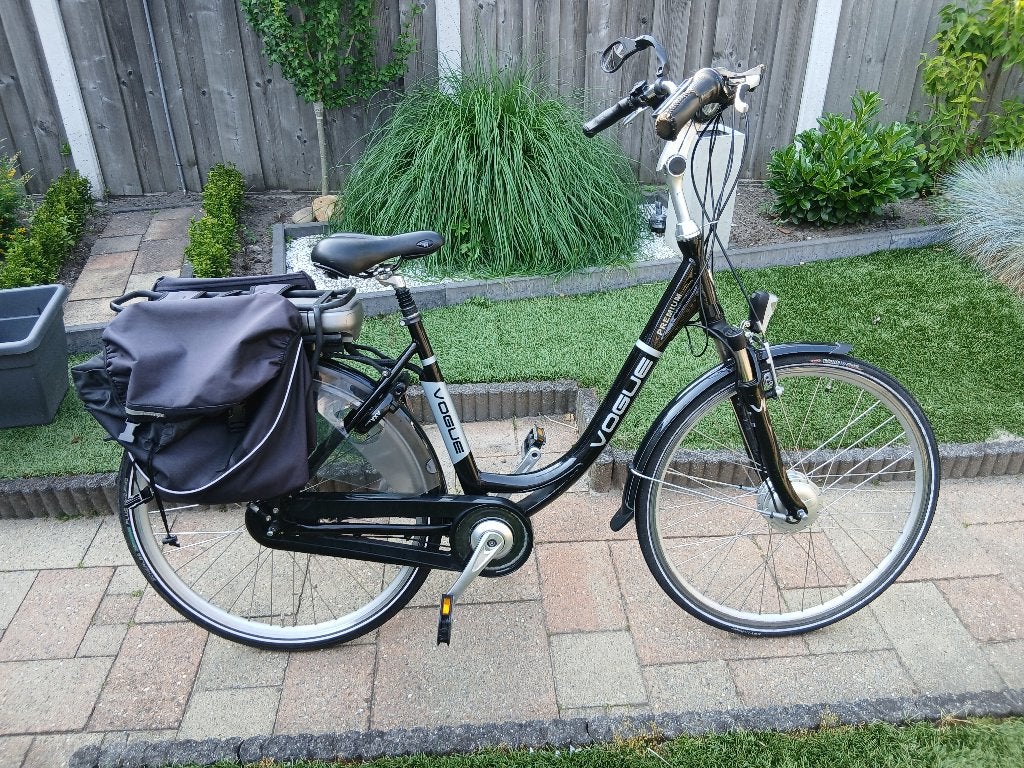 Elektrische fiets - Vogue Premium, Fietsen en Brommers, Elektrische fietsen, Zo goed als nieuw, 47 tot 51 cm, 50 km per accu of meer