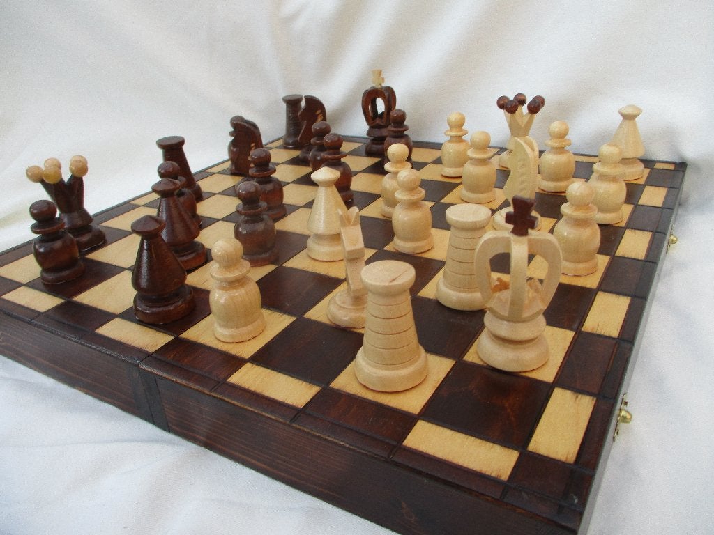 Schaakspel in Kist,v.a 35,00e, Een of twee spelers, Ophalen of Verzenden, Zo goed als nieuw