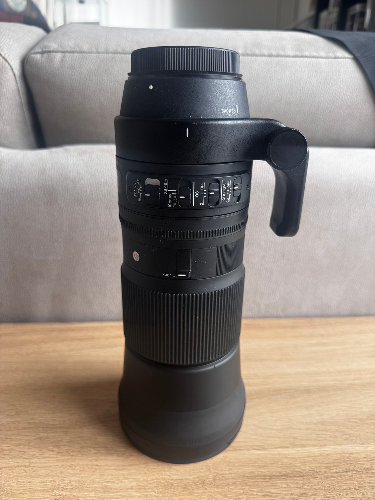 Sigma 150-600mm ef f/5-6.3 DG OS Contemporary Lens, Gebruikt, Sigma, Statiefgondel, Telelens