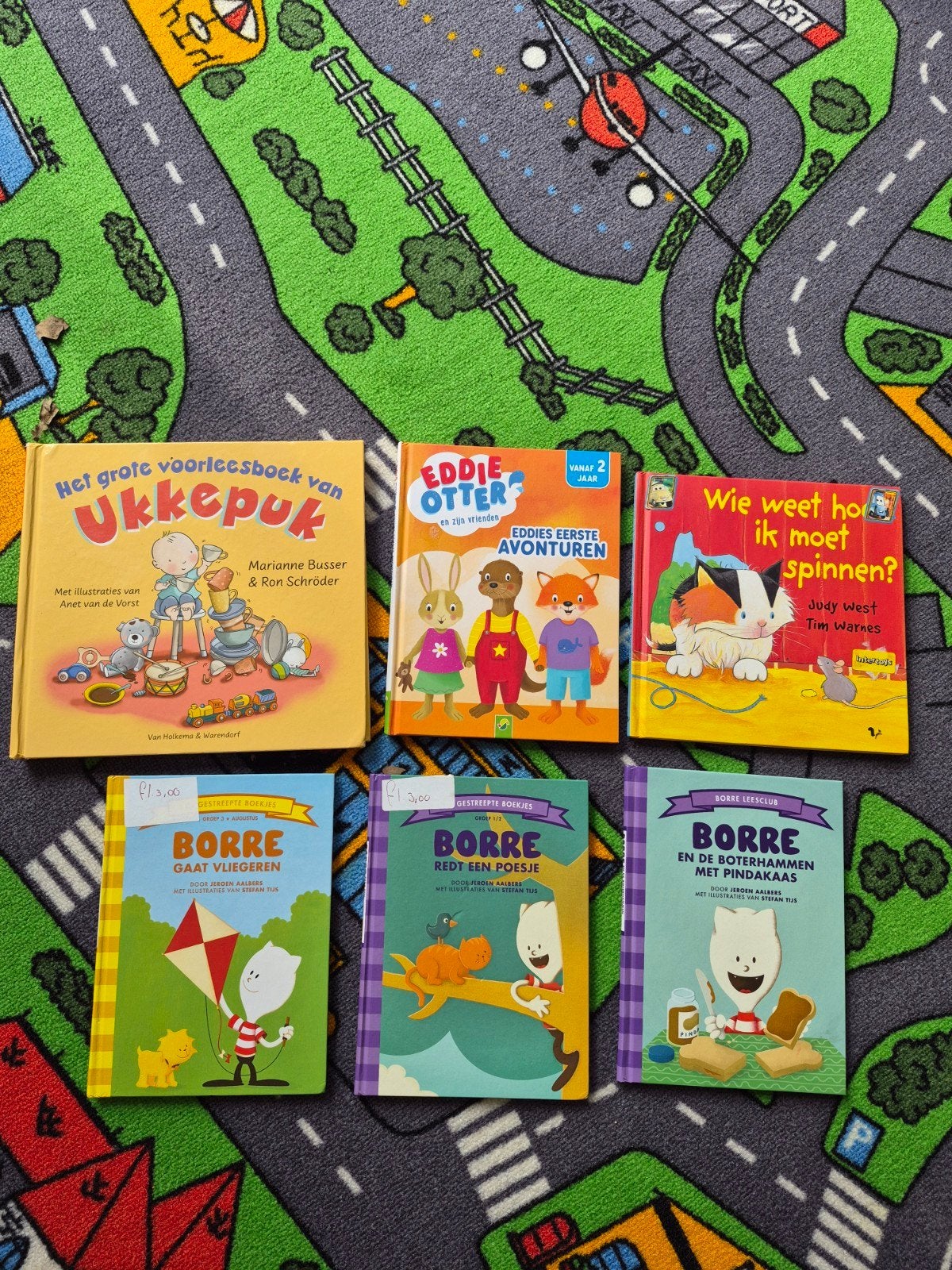 6 leuke kinderboeken: Ukkepuk, Eddie Otter, Borre en meer!, Ophalen of Verzenden, Gelezen, 2 tot 3 jaar