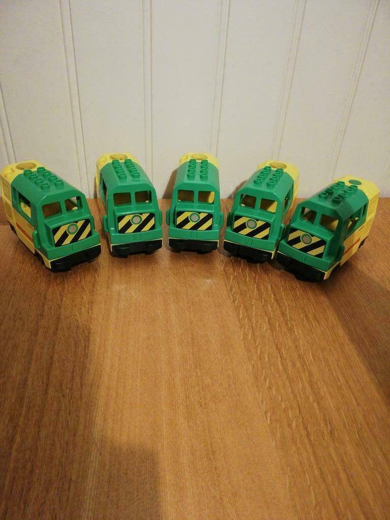 Duplo locomotief "vracht" groen, met garantie, Lego Systems A/S, Gebruikt, Aastvej 1 – 7190 Billund - Denemarken, Ophalen of Verzenden