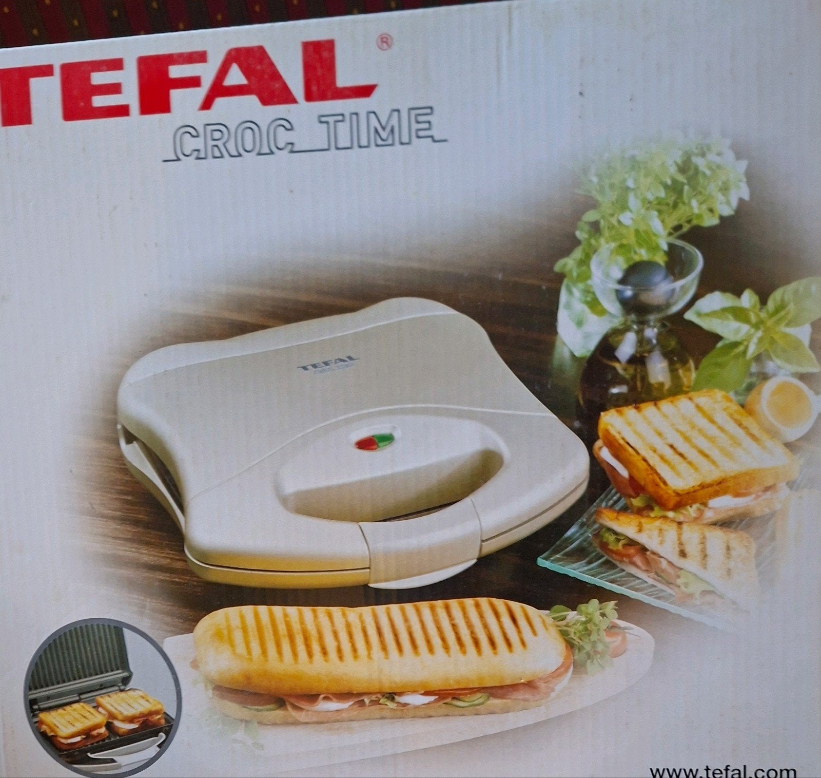 Tefal Croc Time Sandwichmaker - Nieuw in verpakking, Ophalen of Verzenden, Nieuw