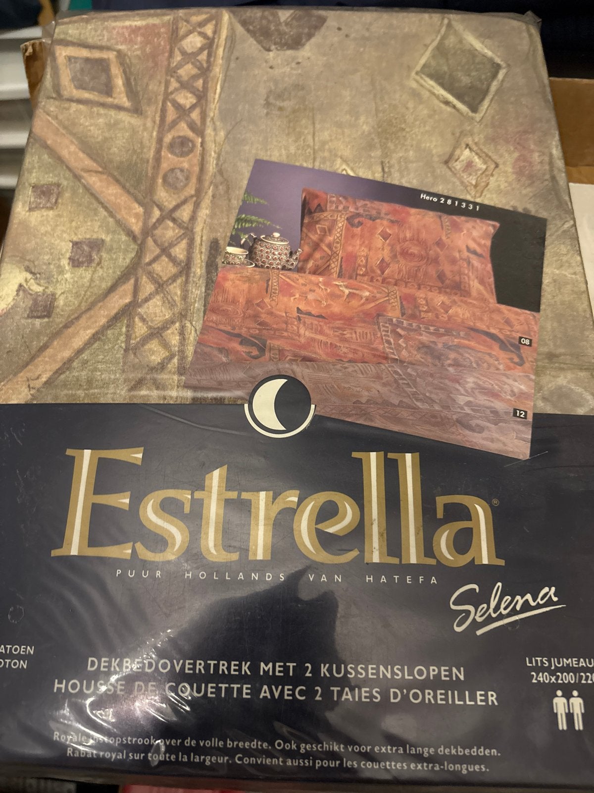 Estrella Selena Dekbedovertrek Lits-jumeaux 240x200/220, Lits-jumeaux, Dekbedovertrek, Ophalen of Verzenden, Overige merken