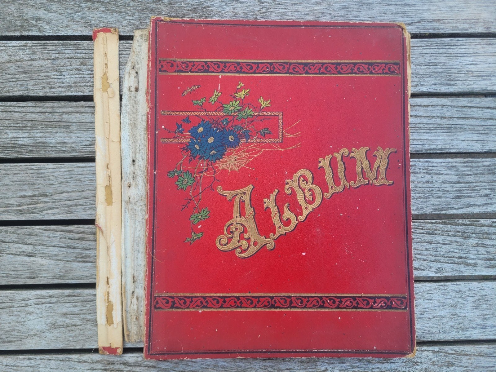 Oud poëzie album met plaatjes (Cornelis Macdaniel G.Zoon?), Ophalen of Verzenden